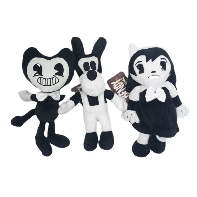 

New Bendy Doll And The Plush Ink Machine Toys Stuffed Halloween Thriller Game Plush Toy Plush Doll Soft Toys for Children Gift