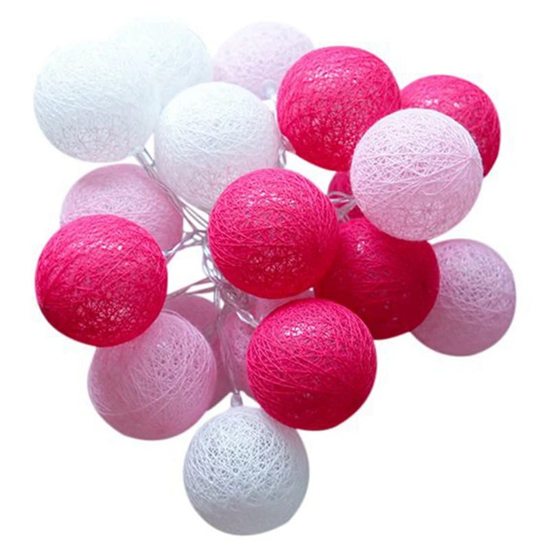 

Светодиодная гирсветильник с шариками, рождесветильник украшение для сада, праздничное свадебное украшение для дома