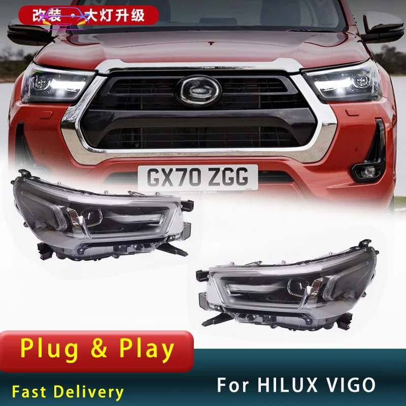 Автомобильная фара для Toyota Hilux Revo Vigo 2021-2024