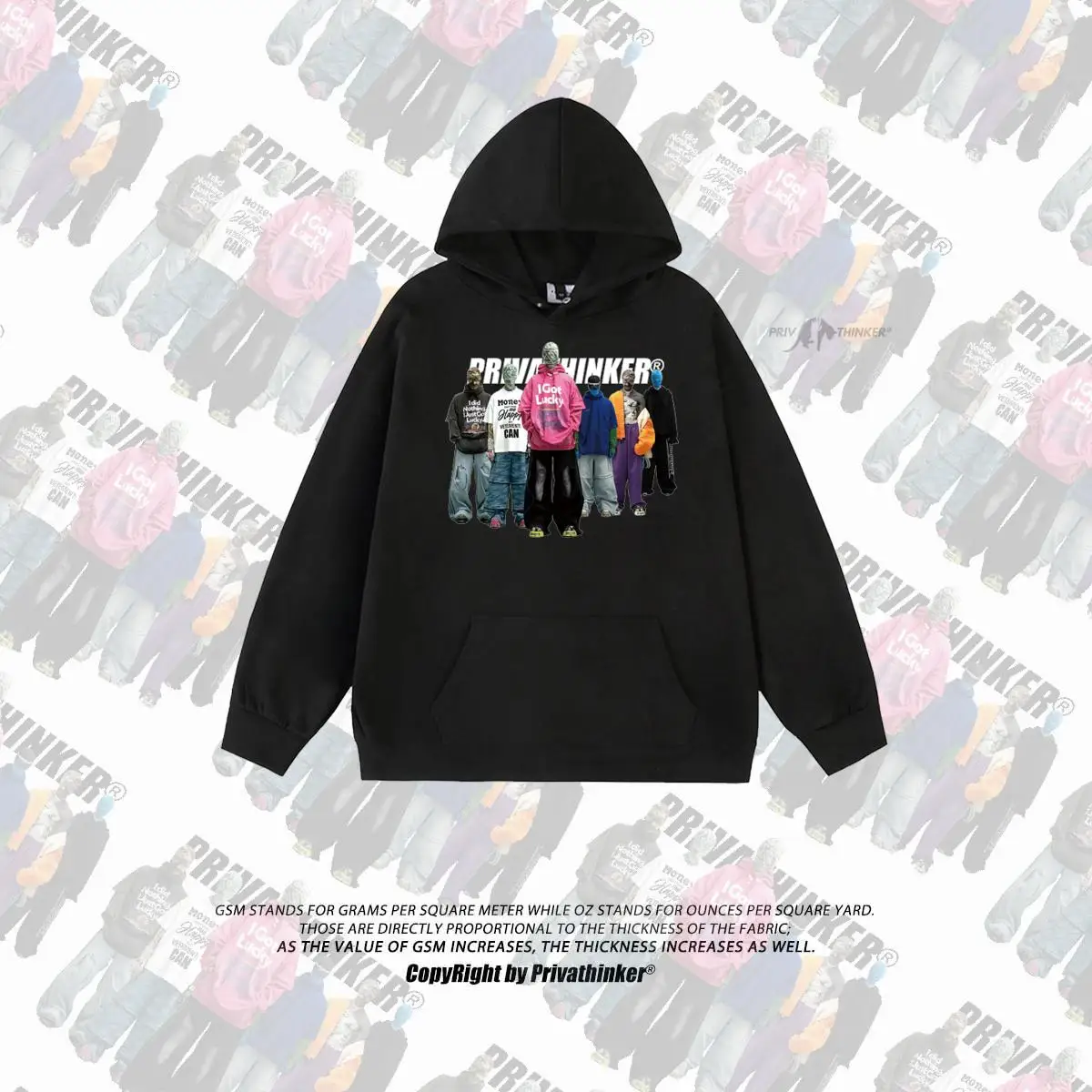 

Quality Suede Men Hoodies Streetwear Printed Hooded Sweatshirts Autumn Man Casual Pullovers 2023 Hip Hop Male Hoodies Clothing