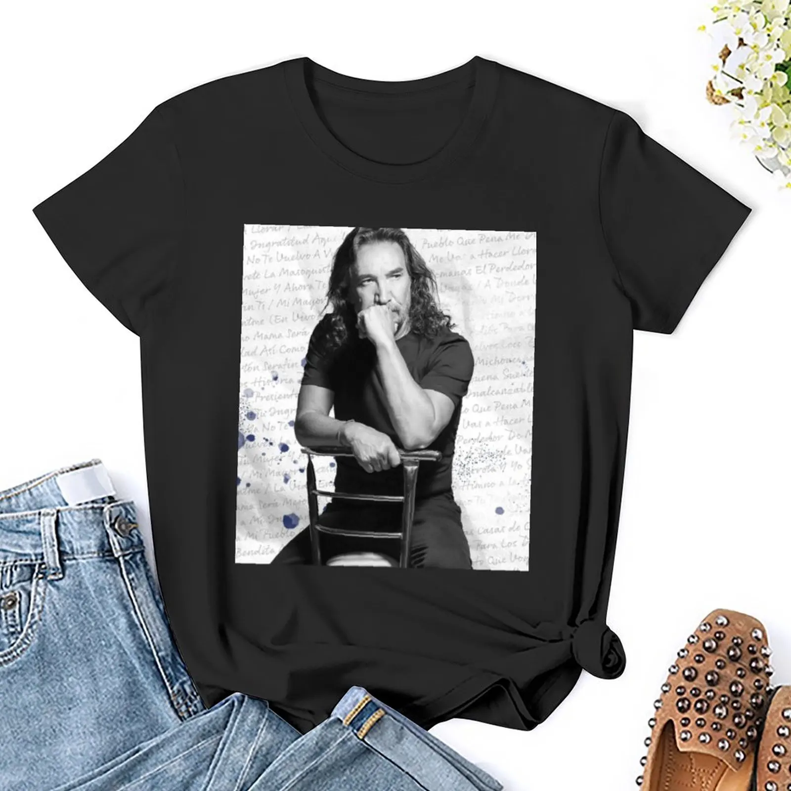 Женская летняя футболка с рисунком Марко Antoni Solisa Que Ganas de Green World Tour 2022