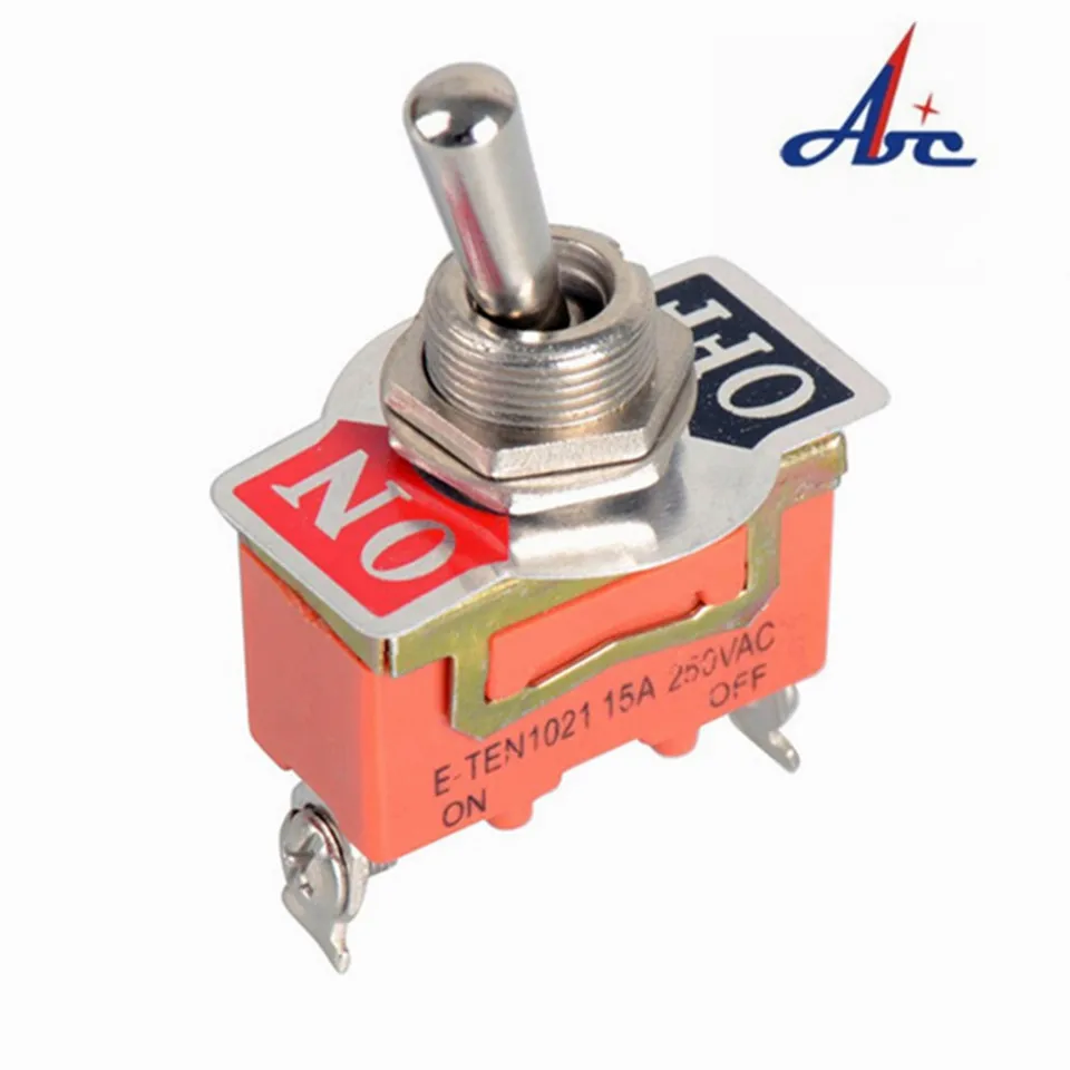 1 шт. E-TEN1221 15A 250VAC 4PIN ON-OFF рычажный переключатель, клавишный переключатель питания, микропереключатель, оранжевый