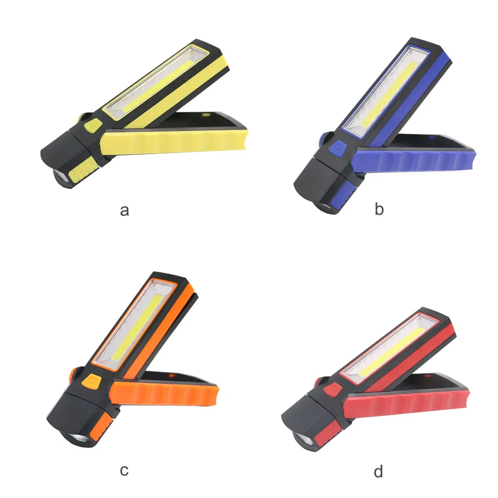 

Work Light Foldable Lights Torch Adsorbable Flashlight Emergency Reparing