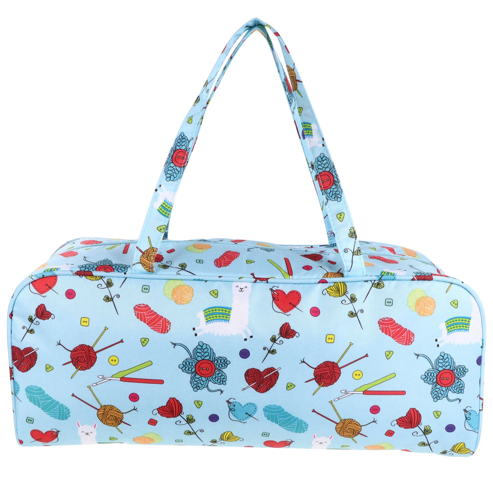 

Bag Tote Knitting Yarn Storage Bags Handbag Shoulder Organizer Project Oxford Outdoor Clothes Washable Organized Fashionable