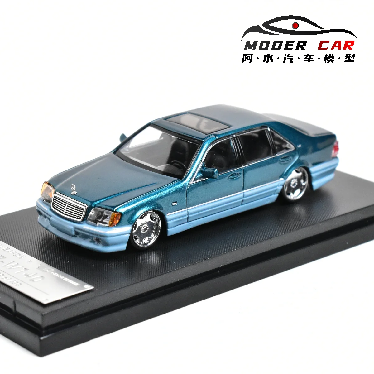 Литая под давлением модель автомобиля SW 1:64 S600 W140