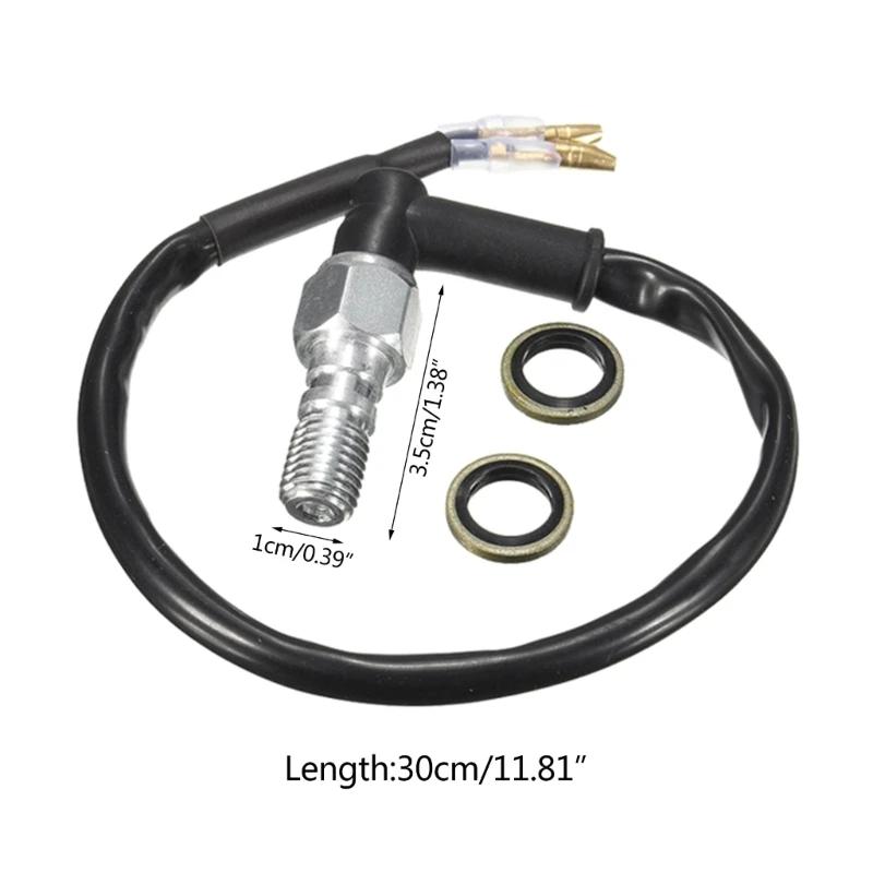 

Motorcycle Hydraulic-Brake Pressure Rear Light Switch Hollow Bolt M10 1.0/1.25MM Dropshipping