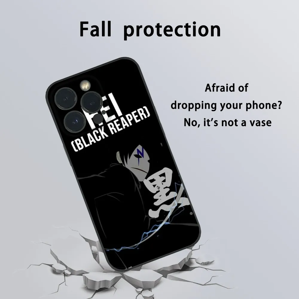 Чехол для телефона с изображением аниме K-Kuro No K-KEiyakusha iPhone 16 15 14 13 12 11 Pro Max Plus Mini Frosted