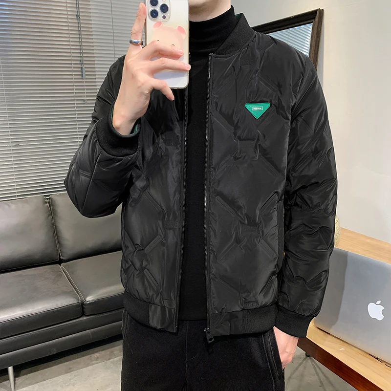 Autumn Winter Light Thin Duck Down Jackets Men Fashion Warm Short Parkas Slim Casual Down Coats Outdoor Windproof Jacket 2022