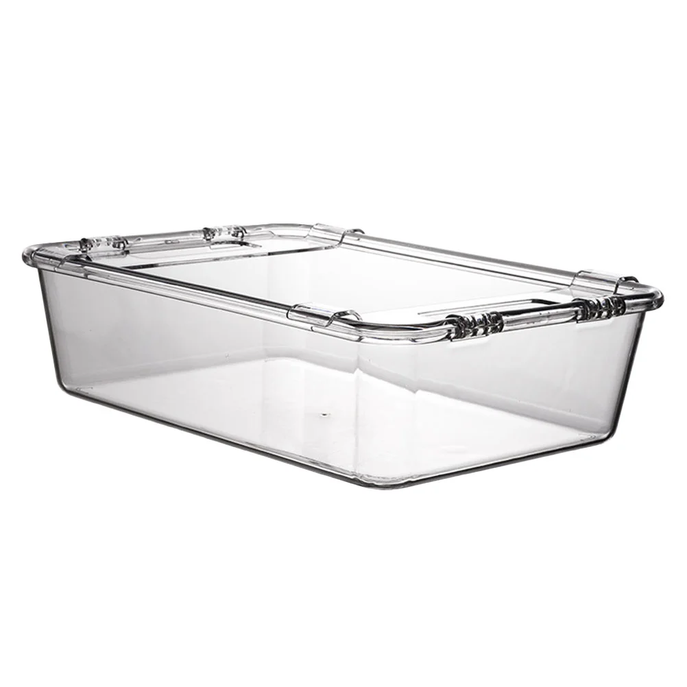 

Прозрачная домашняя искусственная коробка для всякой всячины, настольный органайзер для дома, кухни, спальни, прозрачный