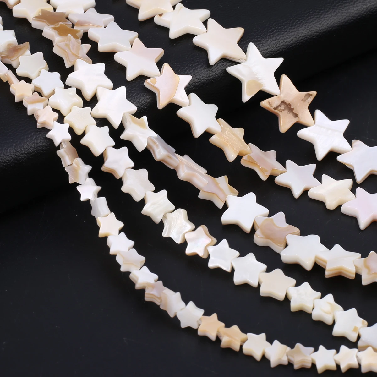 

Бусины Из Натуральной перламутровой ракушки, пятиконечная звезда, свободные бусины для изготовления ювелирных изделий, аксессуары для женского ожерелья, браслета