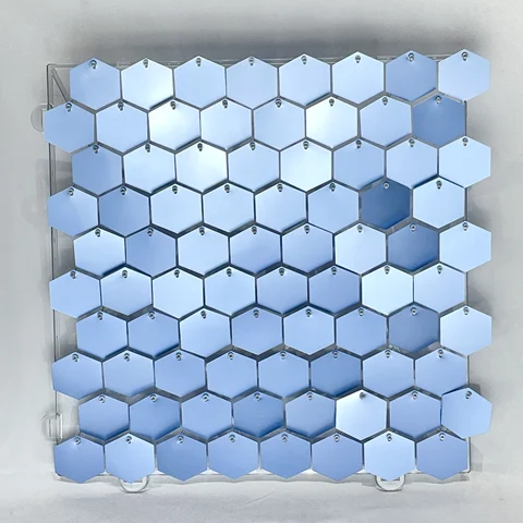 Блестящая стеновая панель 30x30 см