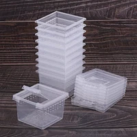 jmt1pcs feeding acrylic box reptile cage hatching container rearing tank for lizards terrarium tortoise spider beetle insect hou