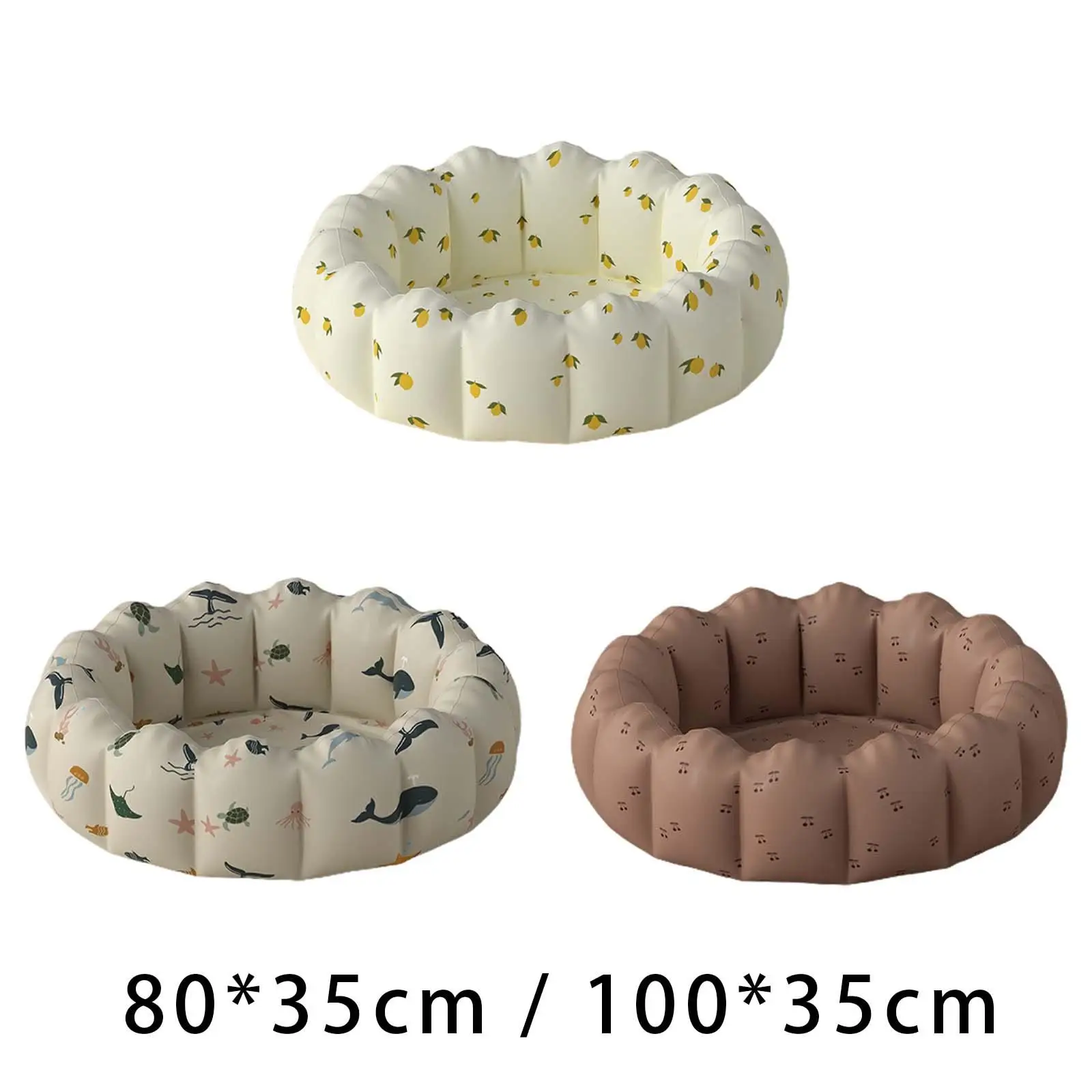 

Kids Pool Inflatable Reusable Multifunctional Round Kiddie Pool for Summer