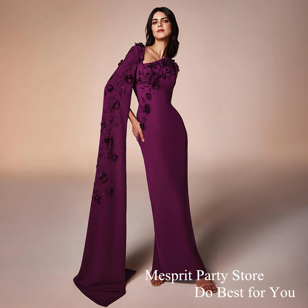 Женское платье для выпускного вечера на одно плечо с длинным рукавом и открытой