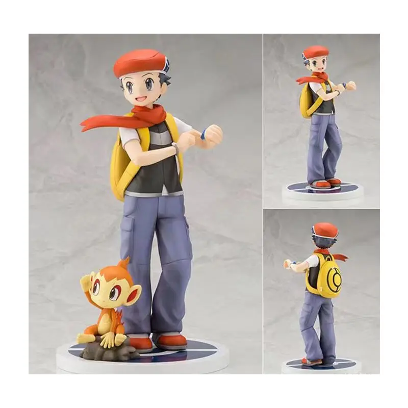 

Original Kotobukiya ARTFX J Pokemon Series Lucas With Chimchar 1/8 In Stock Anime Action Collection Figures Model Toys