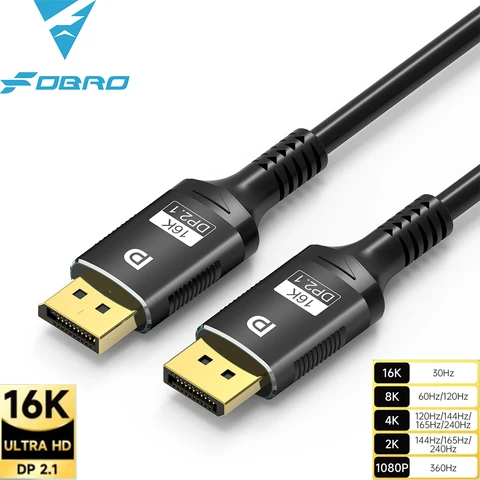 DP 2.1 кабель Displayport 80 Гбит/с