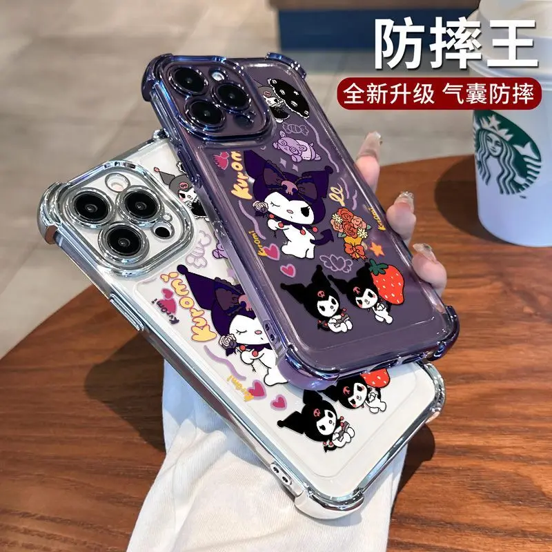 Милый мультяшный чехол Kuromi для Infinix Hot 40i 30 30i 10s 9 Play Smart 8 7 Note 40 Spark Go itel A70