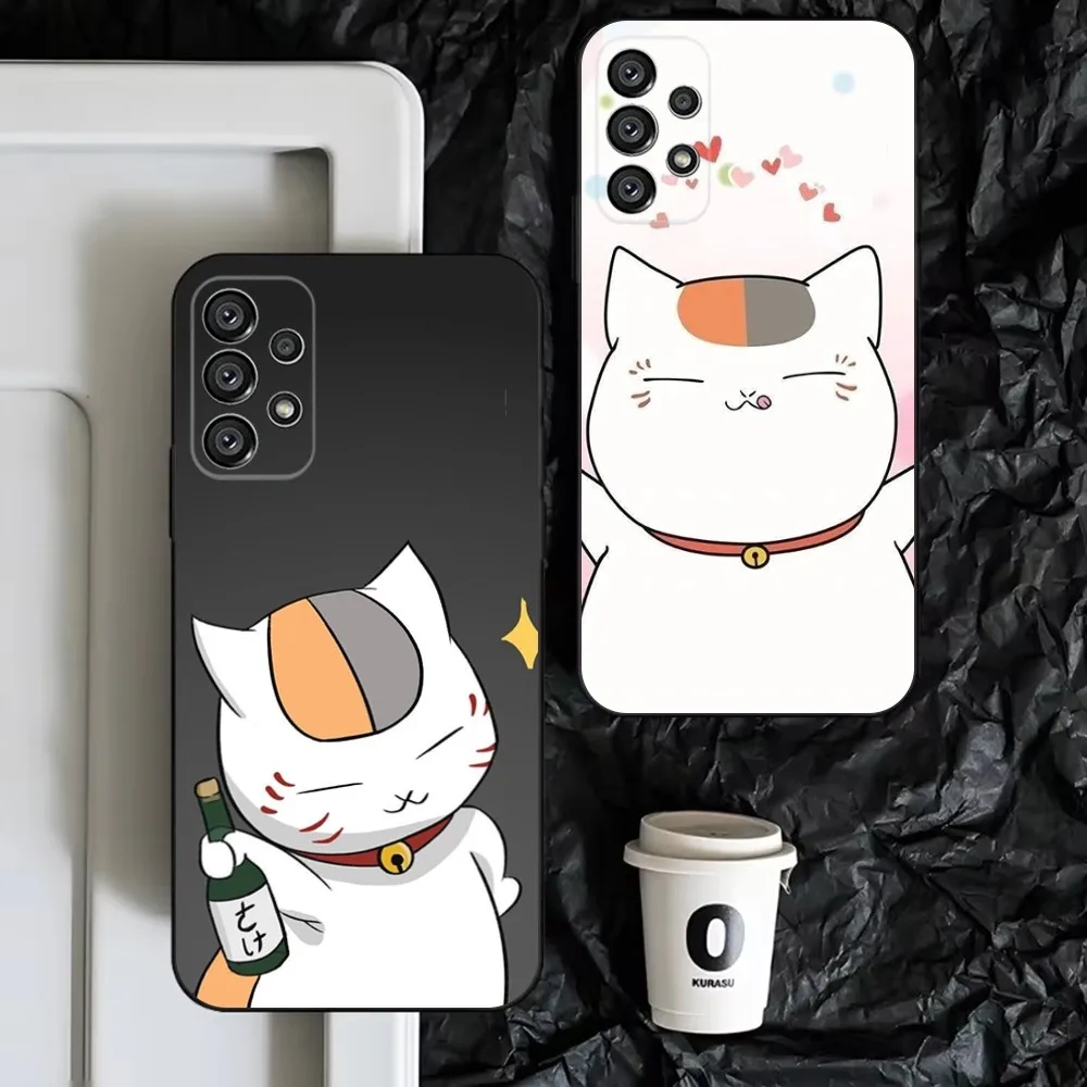 Чехол для телефона Nyanko S-Sensei Samsung S25 S24 S23 S22 S21 S20 S10 Ultra Plus Lite FE мягкий силиконовый