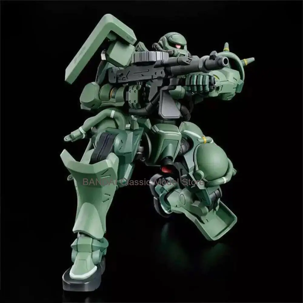 Фото В наличии: Оригинальный сборный модельный набор Bandai HG 1/144 Gundam GQuuuuuuX GQ G Quarks Green Zaku, подвижная аниме-фигурка, игрушка, подарок №5