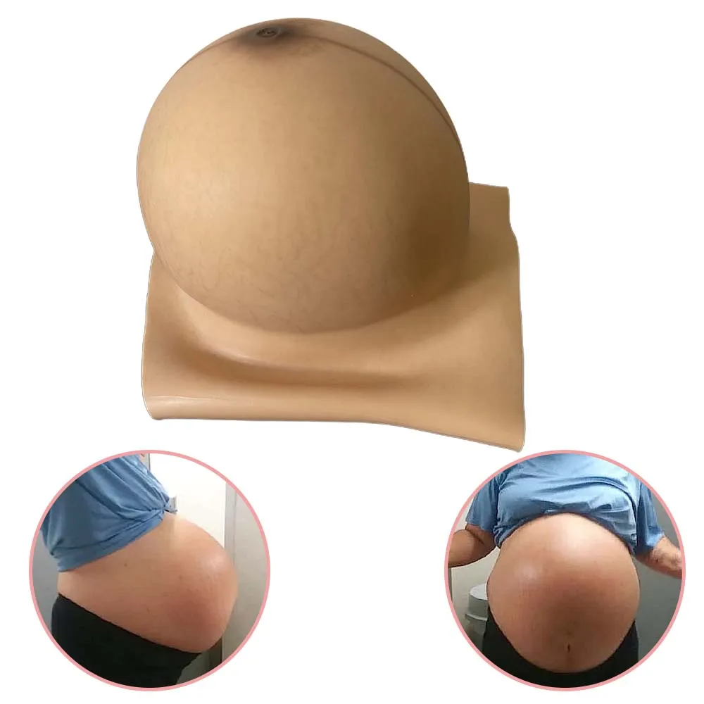 Реалистичный накладной силиконовый живот Urchoice 5000 г большой искусственный для