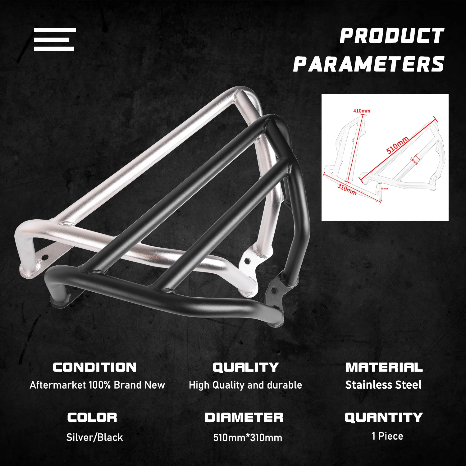 Запасные части для мотоцикла бампер защита двигателя Honda GL1800 F6C 2018 2019 2020