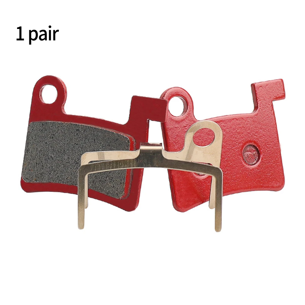 

Outdoor Disc Brake Pads Resin Heavy Off-road MTB Road Bike Mountain Bicycle Parts Oil Disc Brakes Red Semi-metal