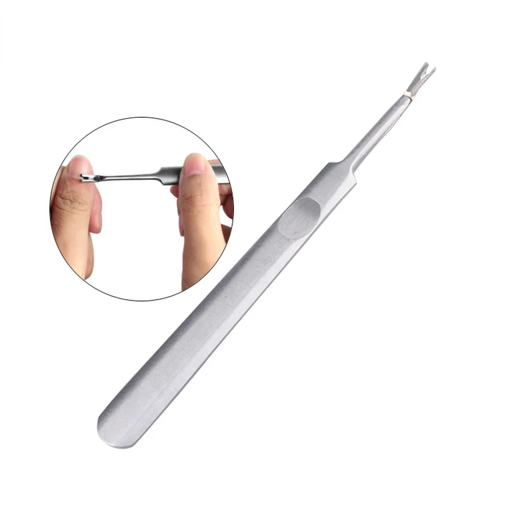 

1pc Portable Stainless Steel Cuticle Scraper Nail Supplies for Professionals Remover Dead Skin Cuticle Pusher Nail Art Tools