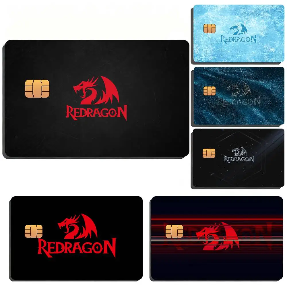 Фото Модная наклейка-пленка R-Redragon для банковских карт, проездных билетов, кредитных и дебетовых карт, водонепроницаемая. №1