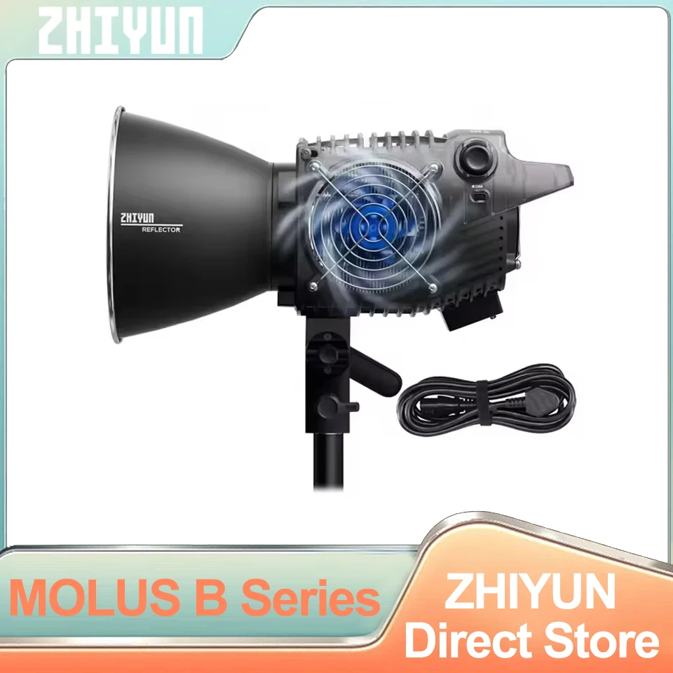 ZHIYUN MOLUS B100 B200 B500 B300 Видеосветильник 300 Вт Светодиодный светильник для фотосъемки