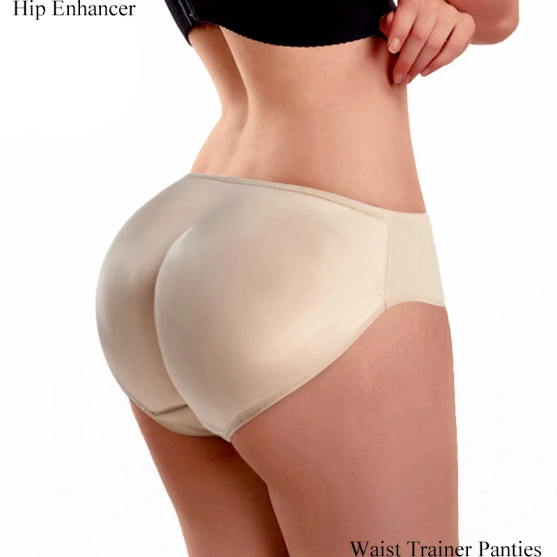 Women Hip Enhance Padded Underwear Seamless Butt Lifter Panties Slimming Briefs Shapewear Booty Fake Ass Padding Shorts