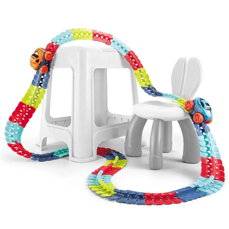 

Детский сборный гоночный автомобиль, электронная фотомагнитола, гибкий сменный рельсовый автомобиль, детский самодельный флип-игрушка