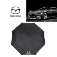 car windproof double automatic folding umbrella male female all kinds of logo men women gift parasol auto accessories