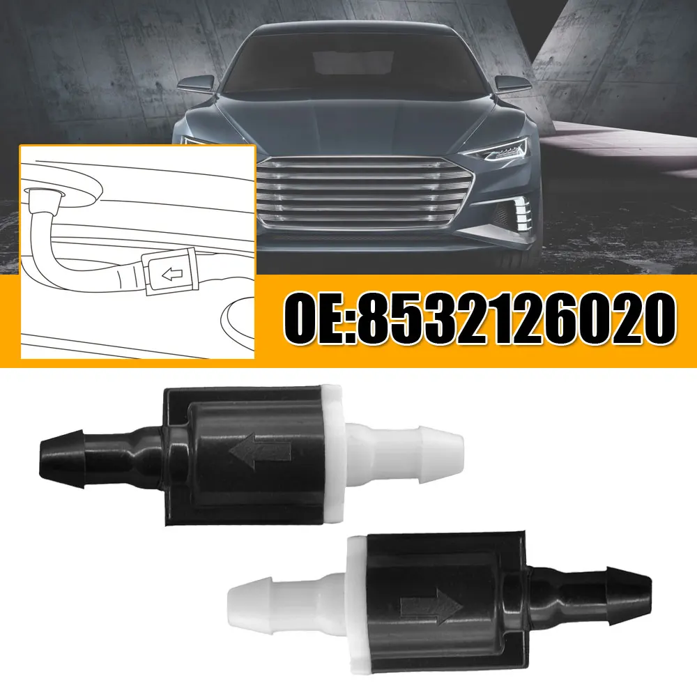 

2pcs Wiper Washer Windshield Check Valve for Toyota Highlander 2001-2007 for Lexus IS250 IS350 2006-2015 85321-26020 8532126020