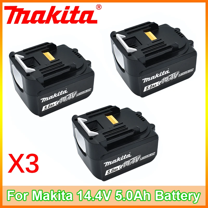 

BL1460 14.4V 5000 mAh Li-ion Battery Replacement For Makita BL1430 BL1440 LXT200 BDF340 TD131D With LED Power Tools Batteries