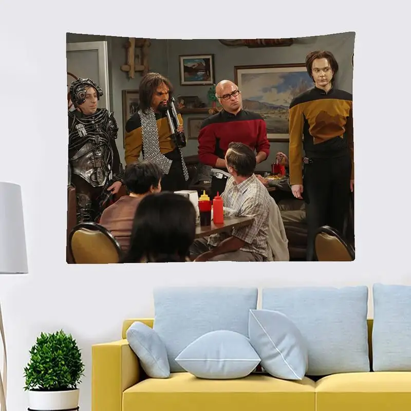 Гобелен Теория большого взрыва Художественная печать дешевый хиппи настенный