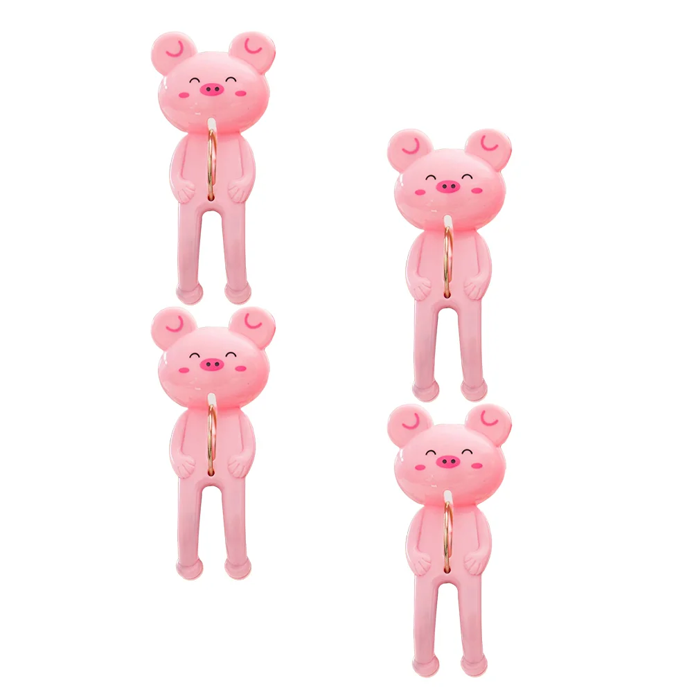 

4pcs Cartoon Plastic Clips Quilt Clips Quilt Durable Windproof Clamps (Orange)