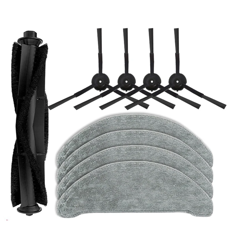 

9Pc Applicable For Roidmi Sweeping Robot EVE PLUS Main Brush Rolling Brush Side Brush Cleaning Cloth Accessorie