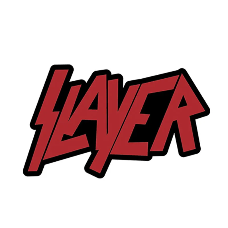 

SLAYER Vinyl Sticker Decal Thrash Metal Vinyl Bumper Rearview Mirror Side Decal DIY Classic Design Car Styling