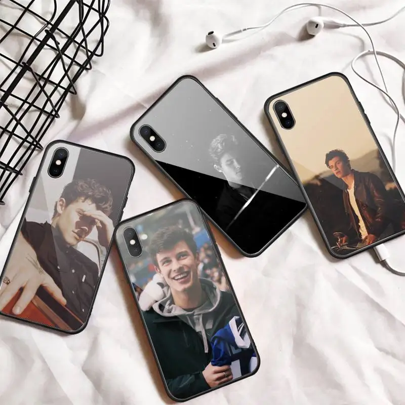 

Чехол для телефона shawn mendes singer, закаленное стекло для iphone 11 12 13 PRO MAX mini 6 7 8 plus X XS XR