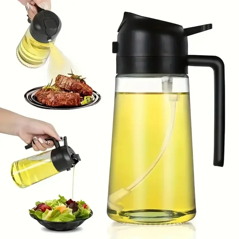 2 в 1, пластиковый распылитель для масла, 500 мл | AliExpress