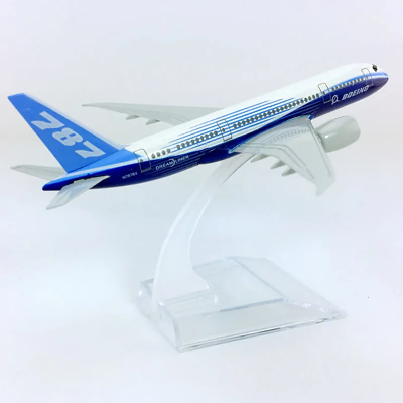 14CM 1:400 scale Boeing B787-8 airline aircraft model landing gear alloy Diecast airplane collectible display toy Plane kid Gift |