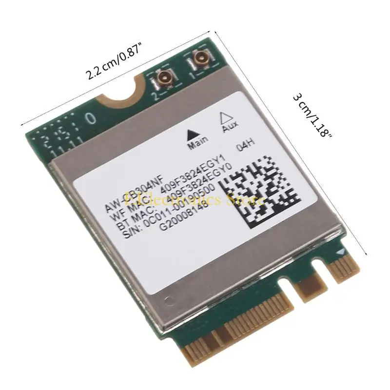 Карта адаптера B03C WIFI RTL8821 CB304NF RTL8821CE 802.11AC двухдиапазонная 2,45 ГГц 580 Мбитс (art.: 3920dae0dfd45) - 3920dae0dfd45