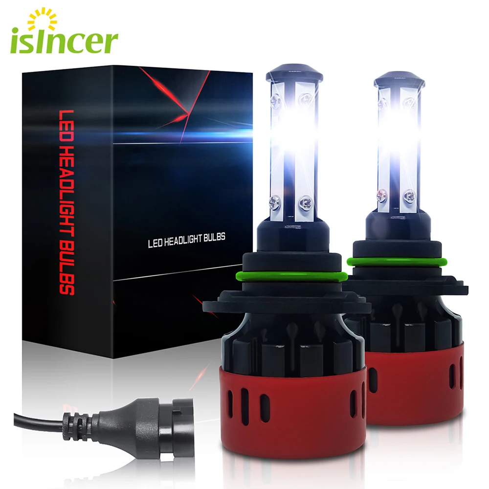 

Светодиодные фары H7 H11 9005 светодиодный автомобильные фары лампы 9006 K белый 6000K холодный синий 8000 лм светодиодный Автомобильные фары