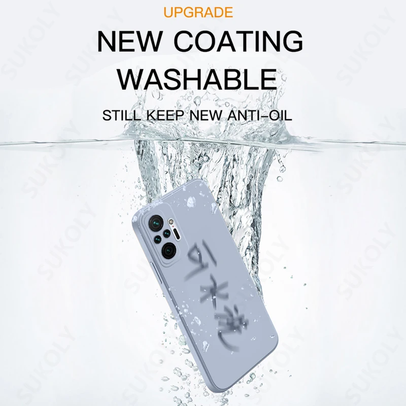 Liquid Silicon Case For Xiaomi Mi 11T 12T Pro 11 Lite 5G NE Poco X3 F3 X5 Pro Slim Soft Case For Redmi Note 12 5G 11 11E 10 Pro