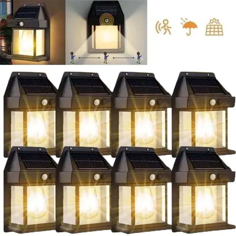 

Солнечные настенные светильники IP44 1/2/4/8 шт.