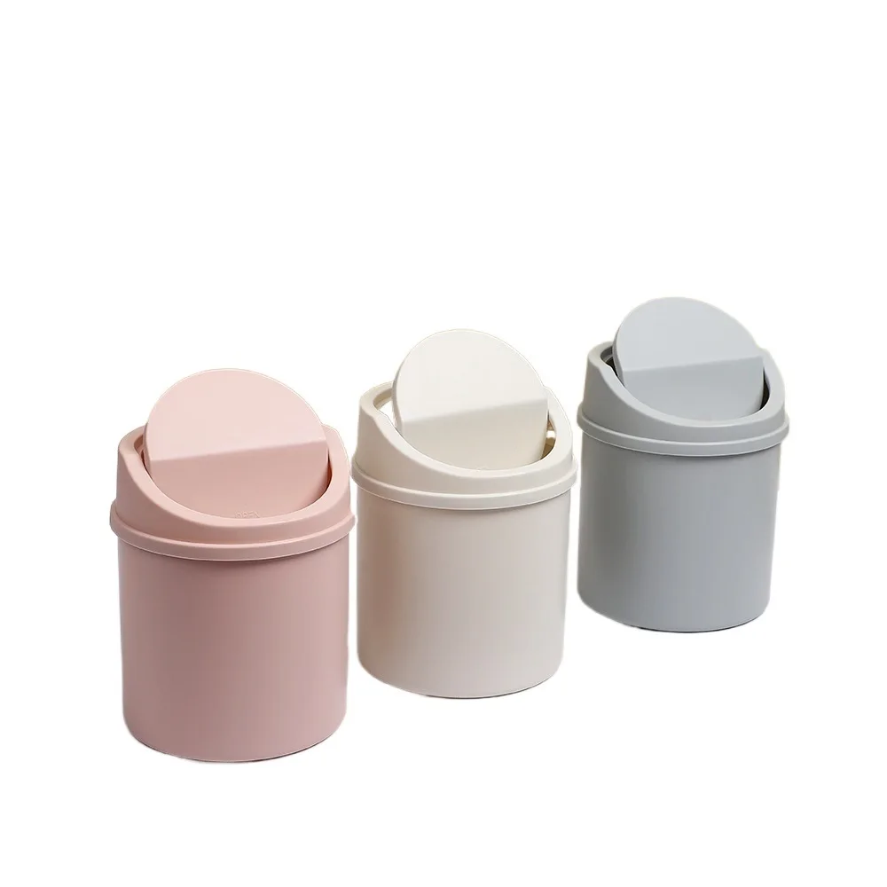 

Mini Simplicity Desktop Dustbin for Desktop Cleaning High Capacity Plastic Garbage Manager for Office Supplies Kawaii