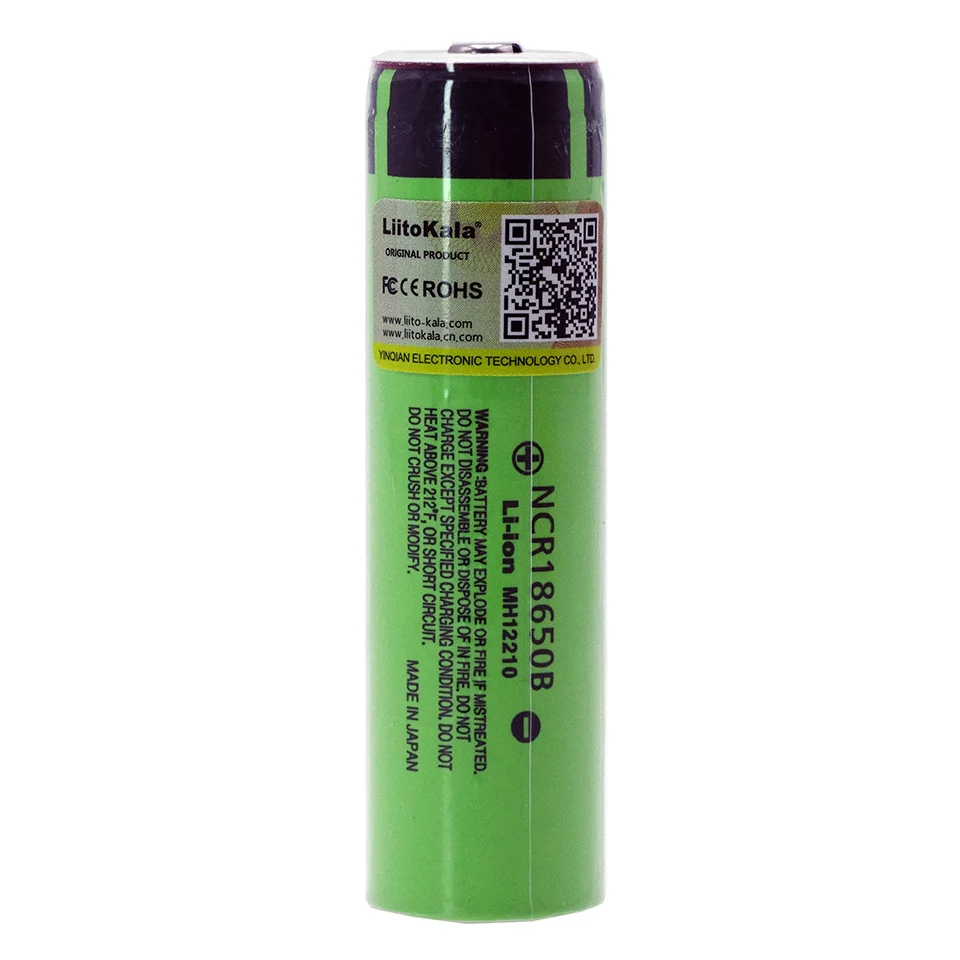 

Rechargeable lithium battery NCR18650B3.7V 3400mah
