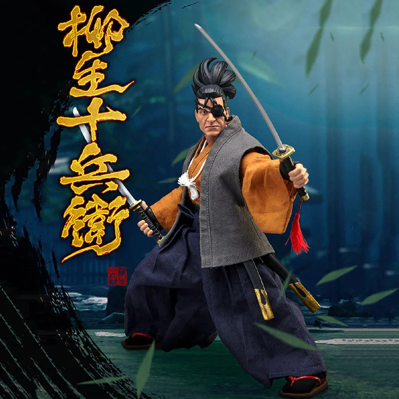 BeastKingdom оригинальный Dah-071 1/6 самурай Shodown Древний человек солдат Lubei Yagyu полный