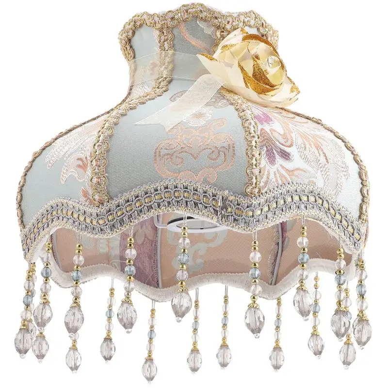 

E27 Retro European Floor Lampshade Lamp Cover Elegant Lamp Shades Light European Style Lampshade Large Light Cover Home Decor