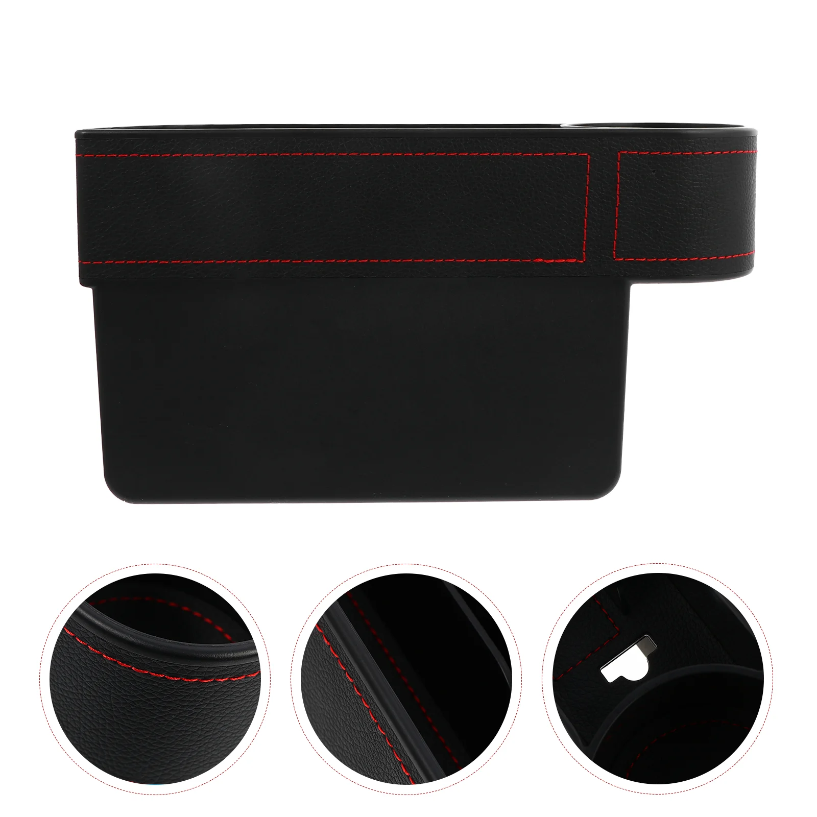 

2 Pcs Storage Box Car Seat Gap Organizer Pocket Pouch Container Bling Console Pockets Side Slit